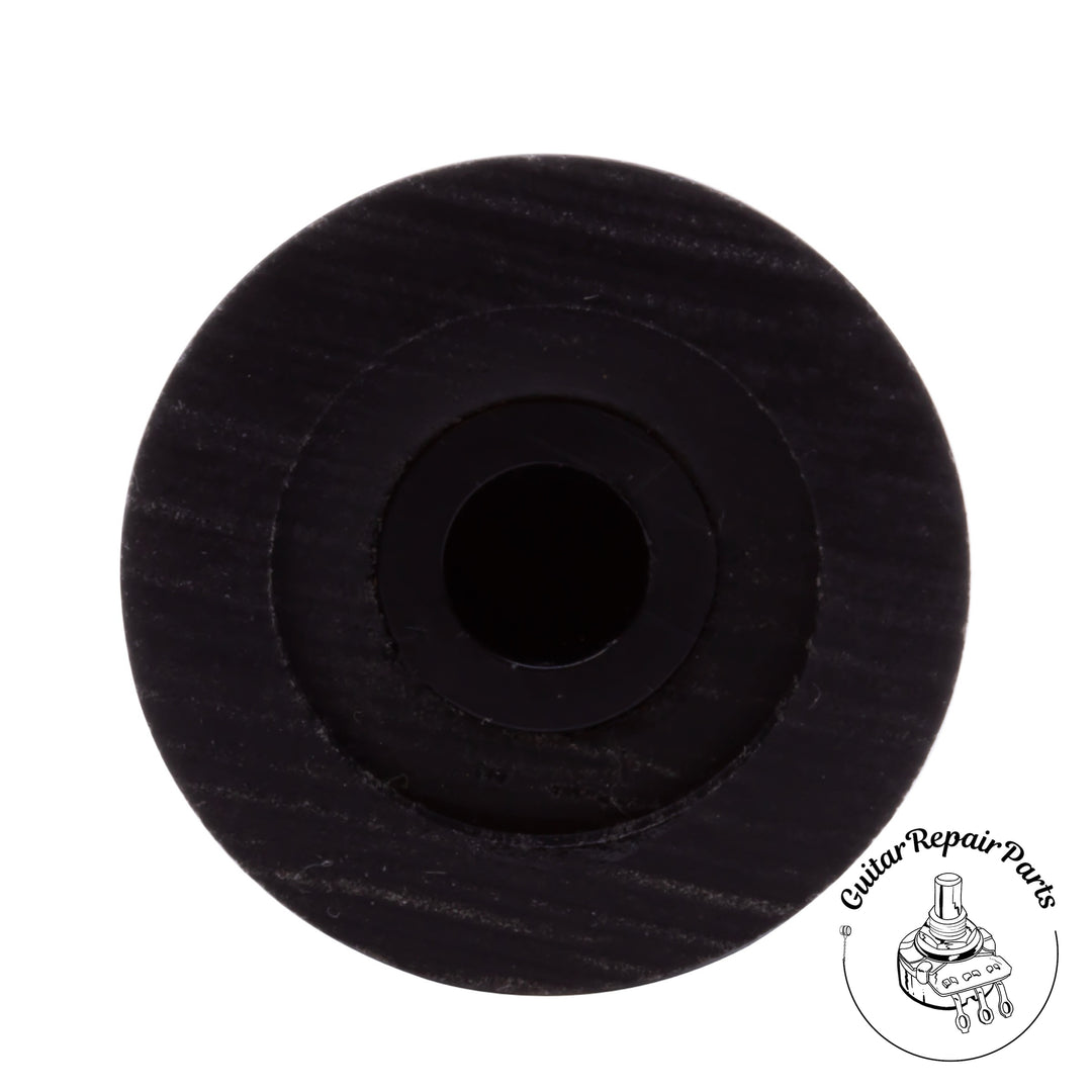 Wooden D'Angelico Style Art-Deco Push-On Knob - Ebony