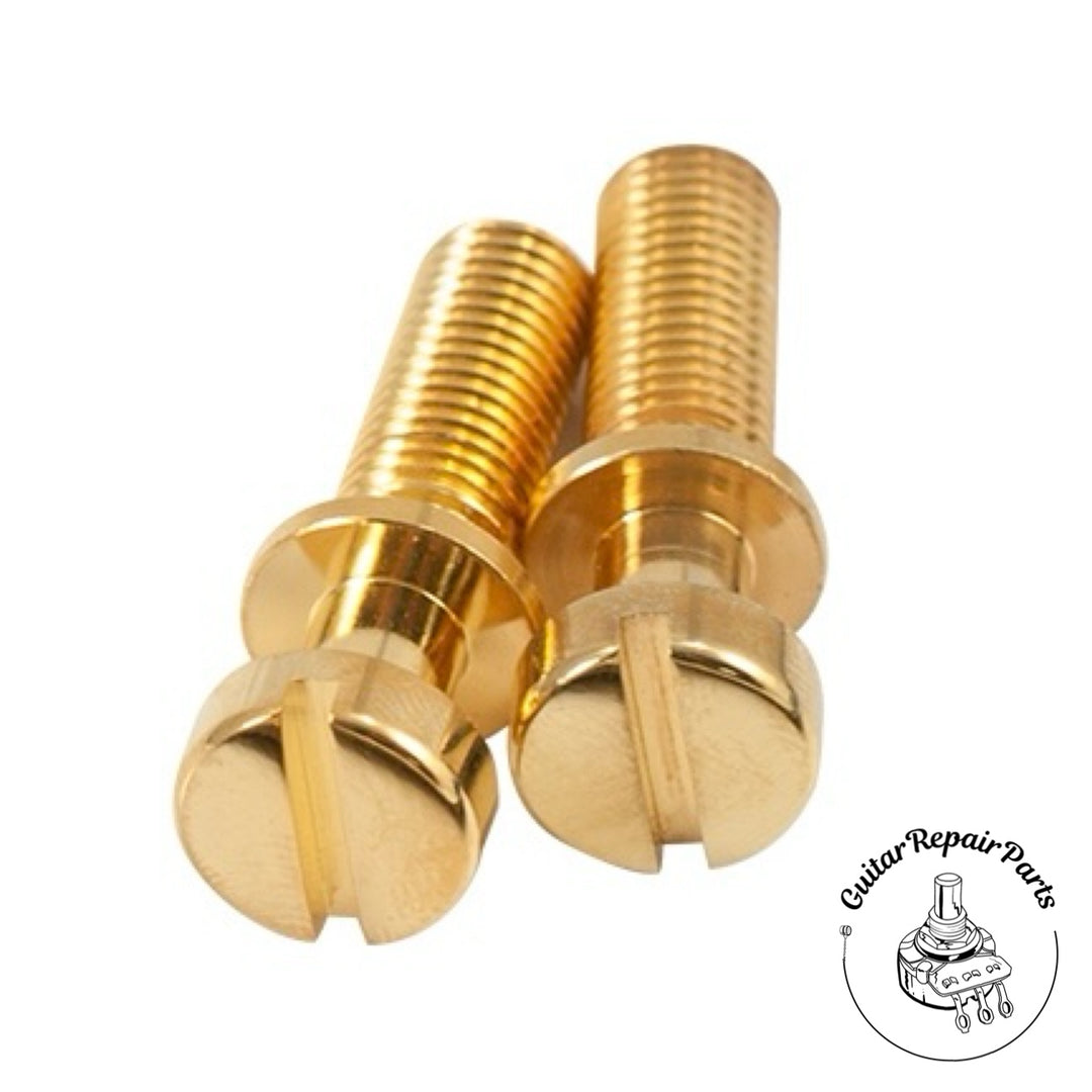 Kluson Stop Tailpiece Post Stud Set, Steel, US 5/16-24 Thread - Gold