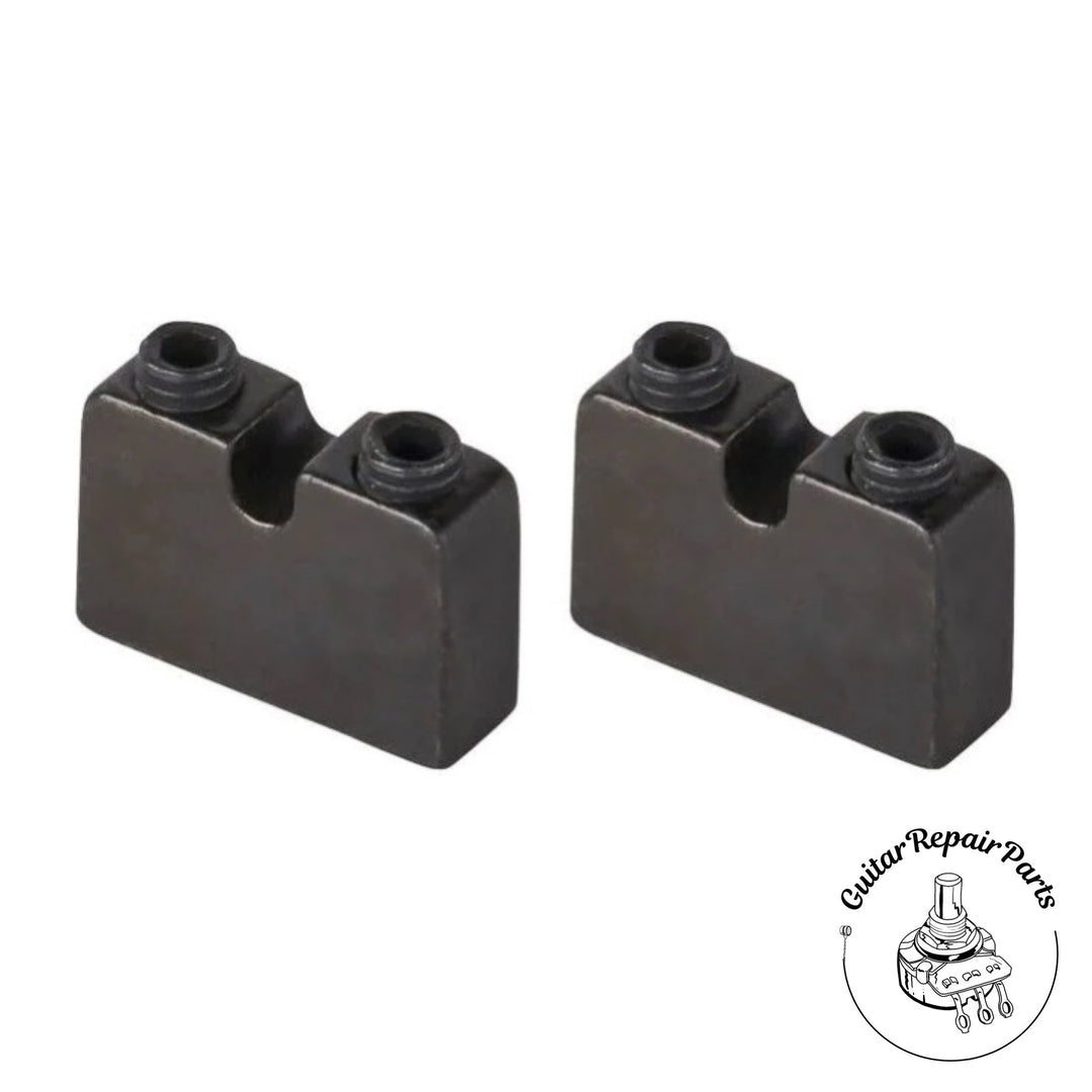 Warwick Saddle Insert Block for 2-Piece 3D Bridge, Wide Slot (2 pcs.) - Black