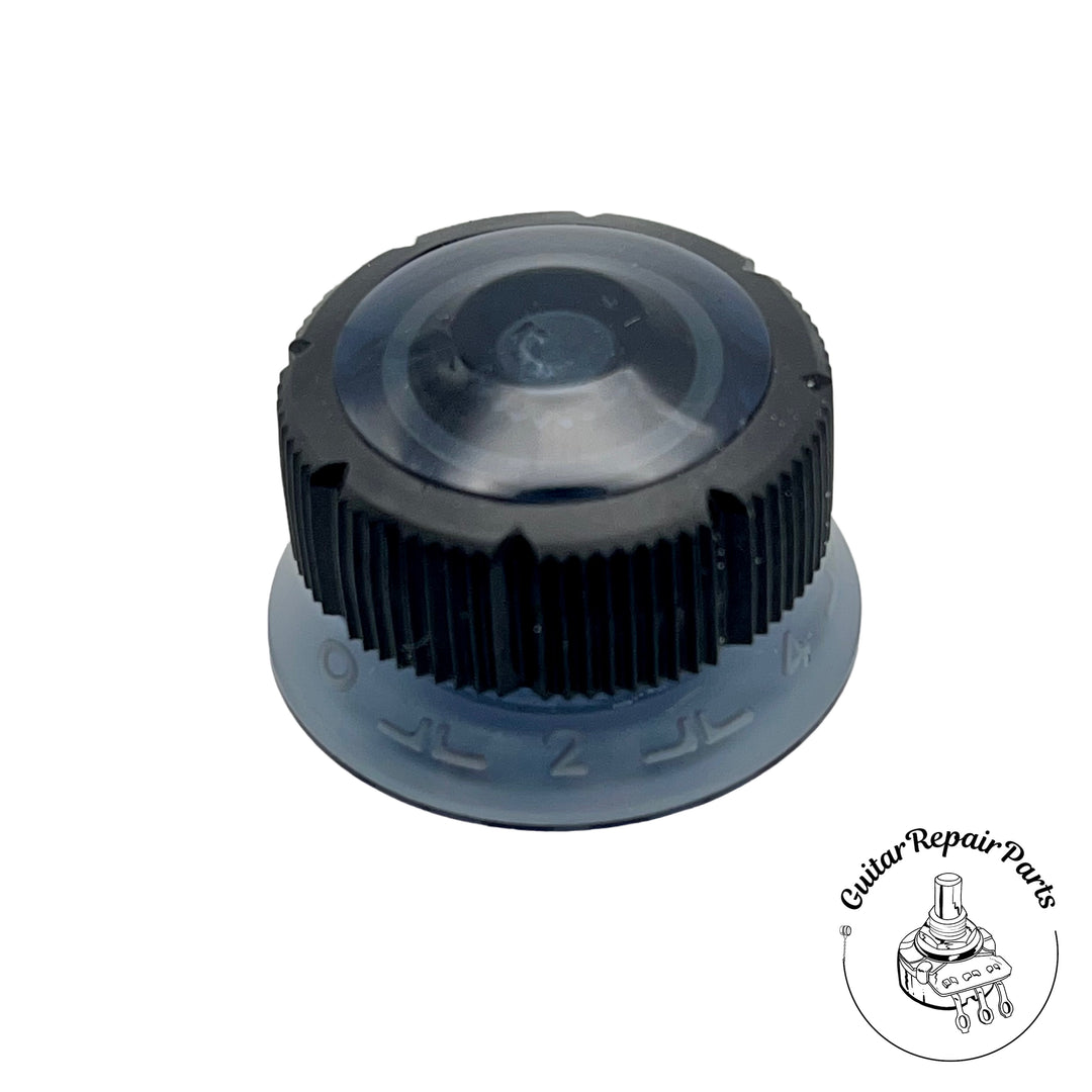 Ibanez Sure Grip II Plastic Speed Knob 4KB1JH1B (1 pc) - Black Smoke