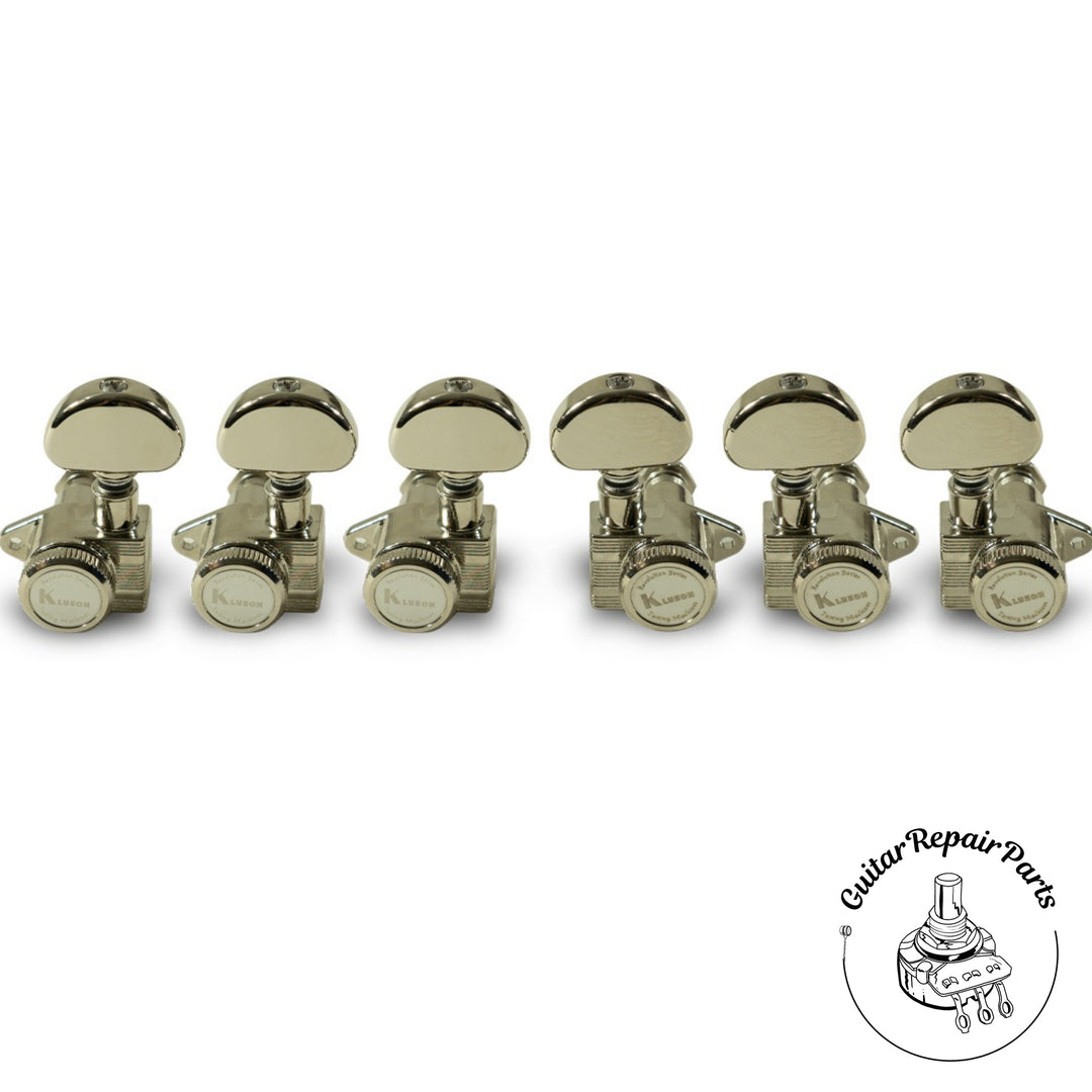 Kluson KREL-3-N Revolution E-Mount Locking Tuning Machines 3x3 - Nickel