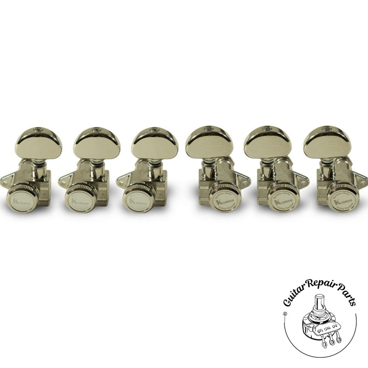 Kluson KREL-3-N Revolution E-Mount Locking Tuning Machines 3x3 - Nickel
