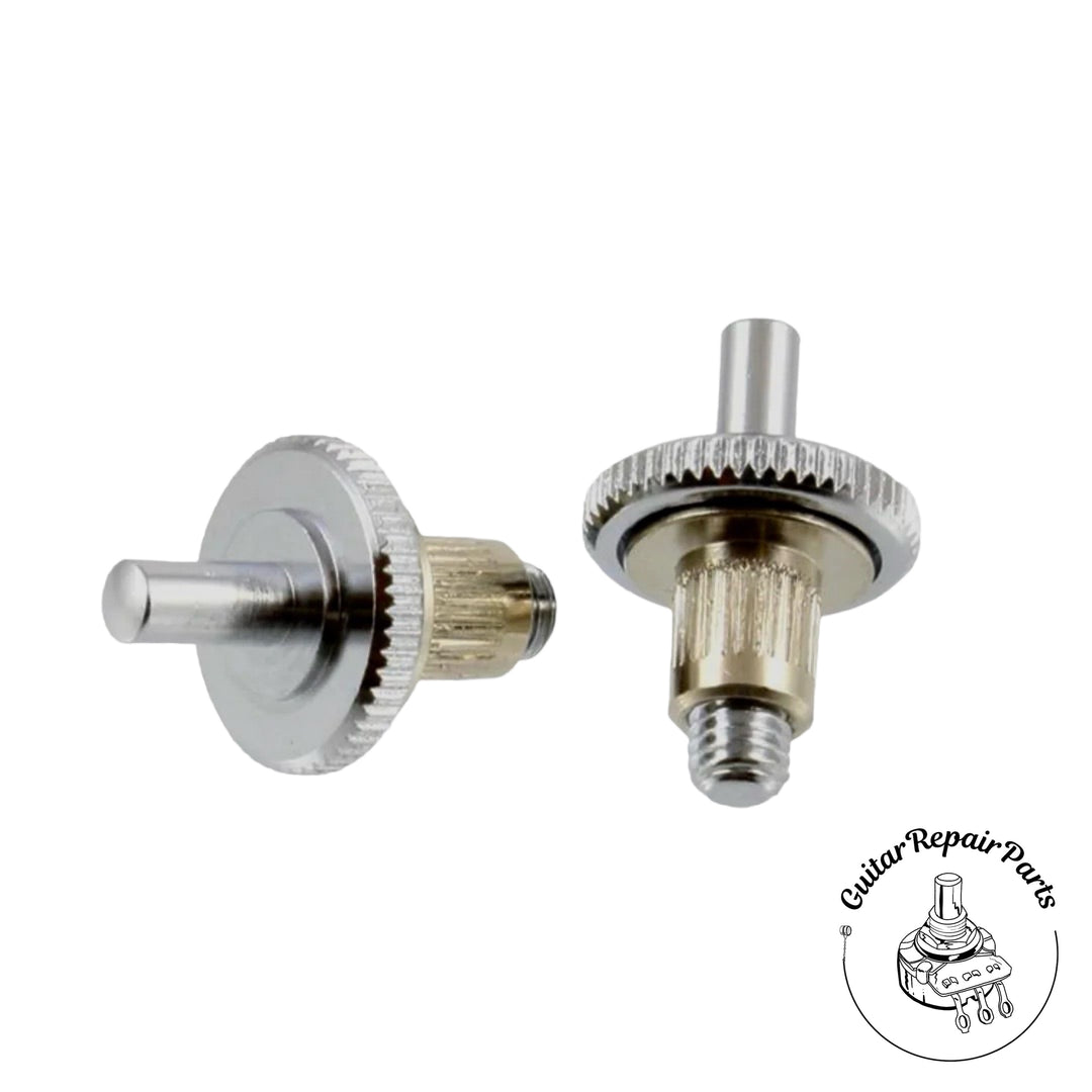 Grover Studs and Wheels For Nashville Tuneomatic Bridge Metric M5 - Chrome