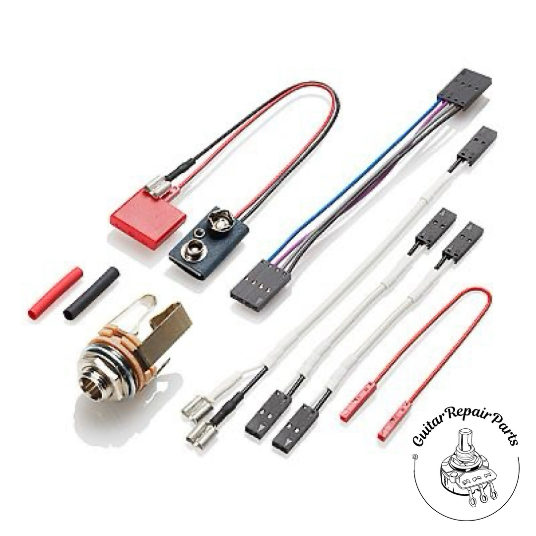EMG BTS System 4 Knob Bass Preamp Kit: 2-Band Equalizer, Volume, Blend Controls
