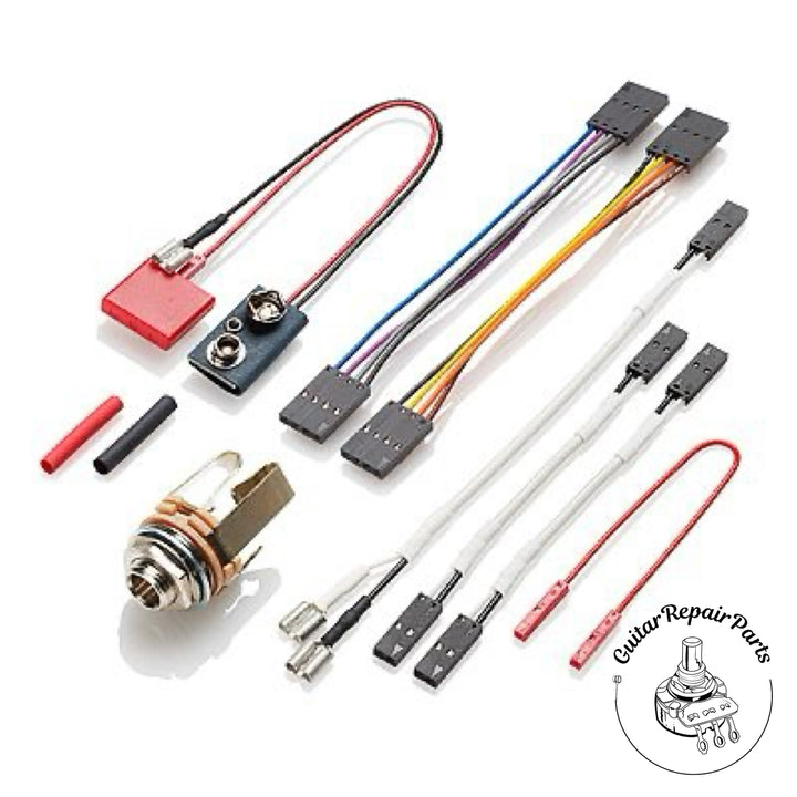EMG BQS System 5 Knob Bass Preamp Kit: 3-Band Equalizer, Volume, Blend Controls