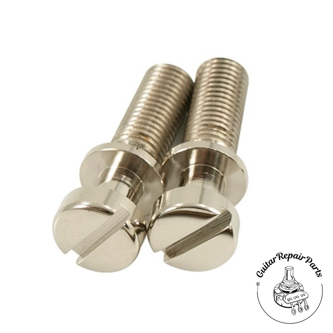 Kluson Stop Tailpiece Post Stud Set, Steel, Metric M8 Thread - Nickel