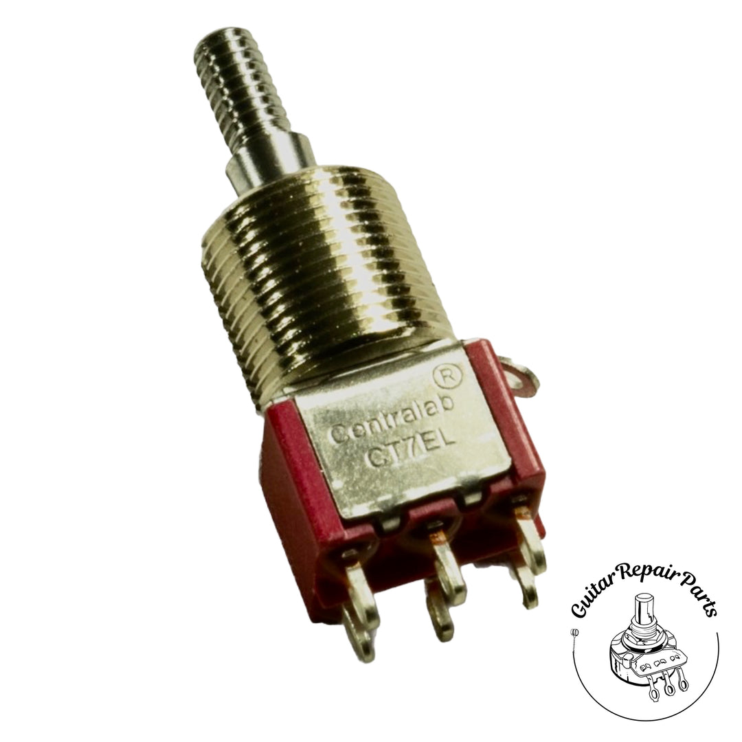 Centralab 3 Position On-On-On Mini Toggle Switch Pickup Selector, Full Sized Bat