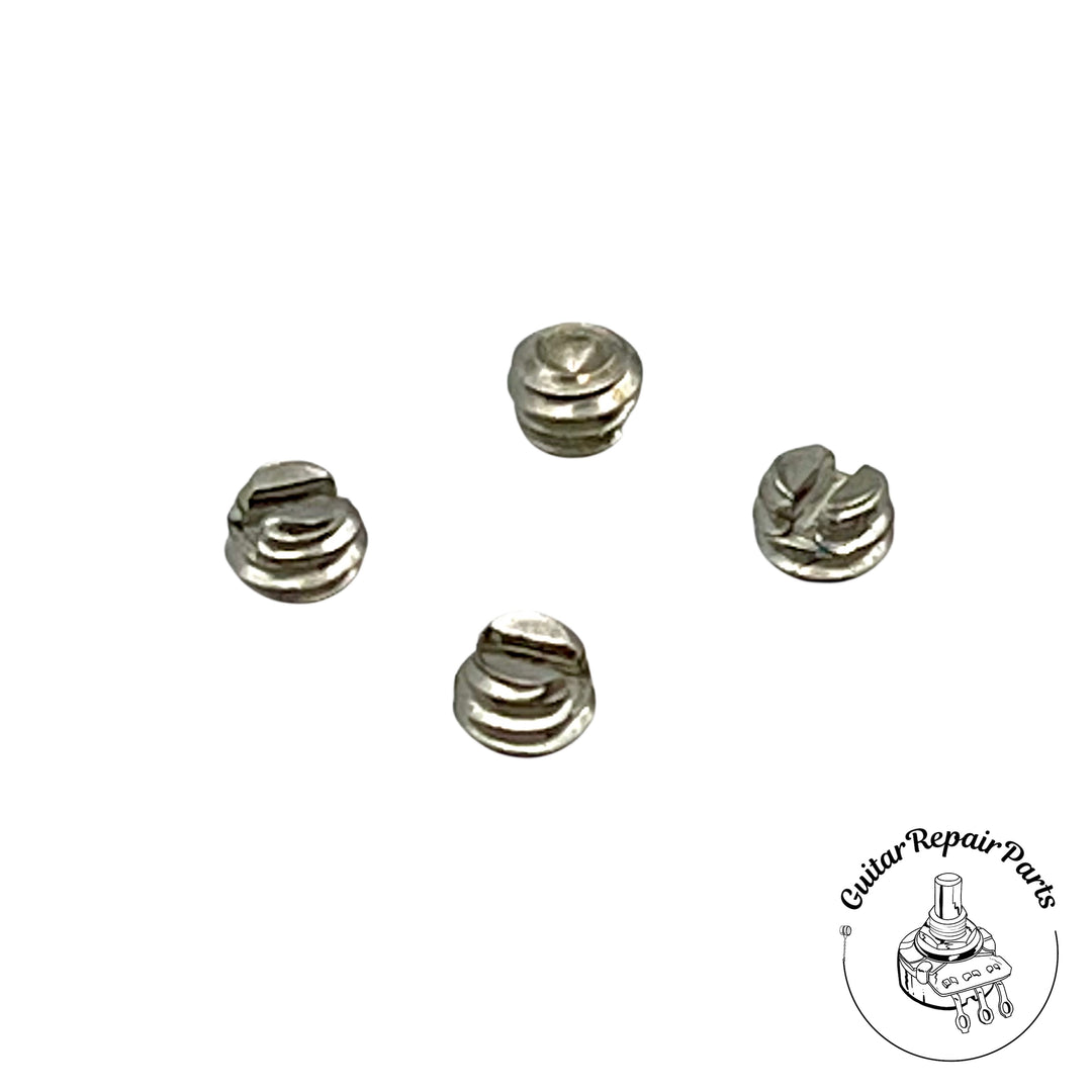 Slotted Set Screws For Knobs Flat Head 8-32 x 1/8 (4 pcs) - Stainless