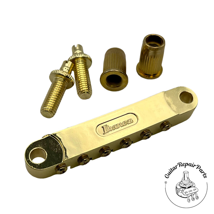Ibanez 2BGGBP6GD Gibraltar Performer 6-String Tune-O-Matic Guitar Bridge - Gold