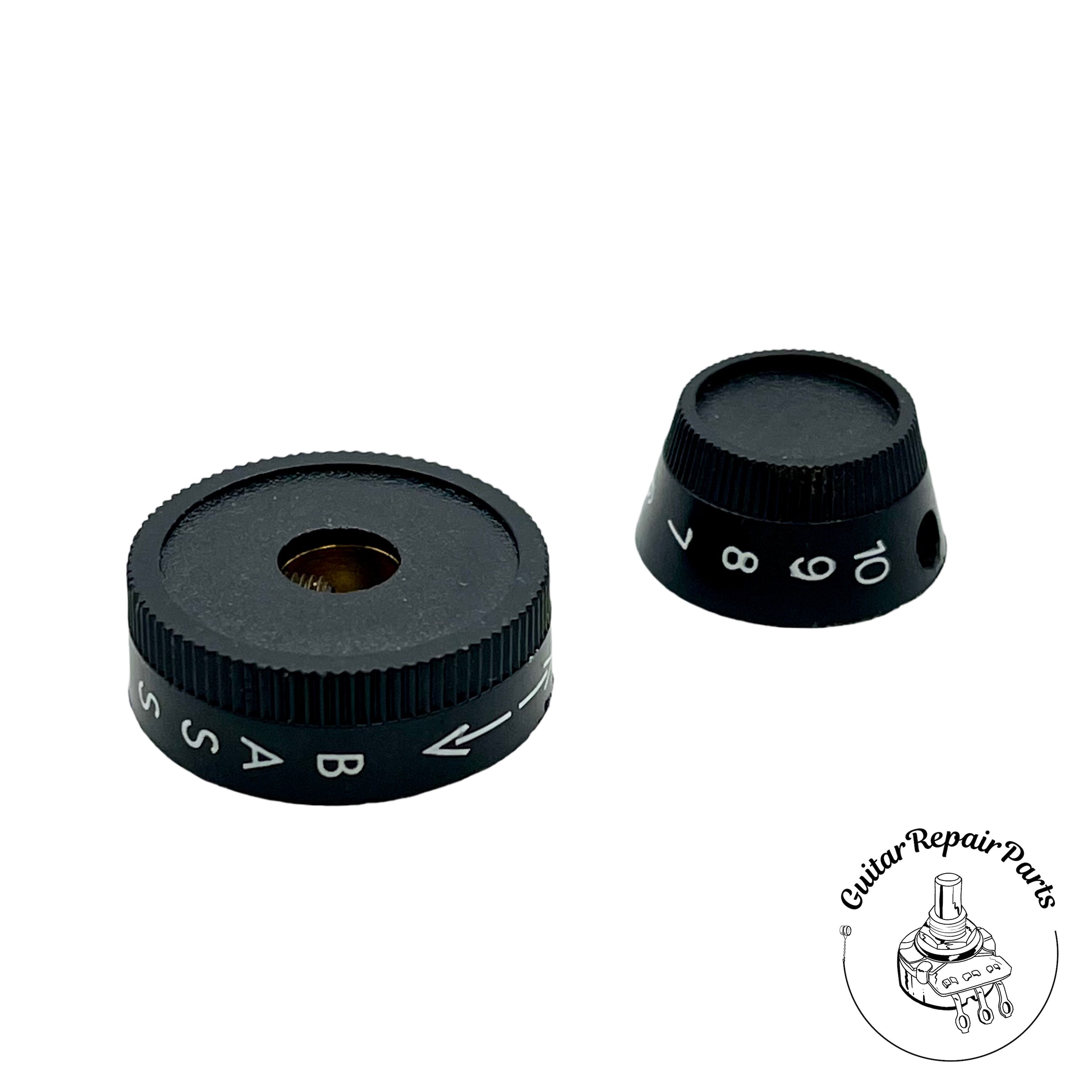 Ovation Voume and Tone Knobs For SKM Preamp Concentric Controls