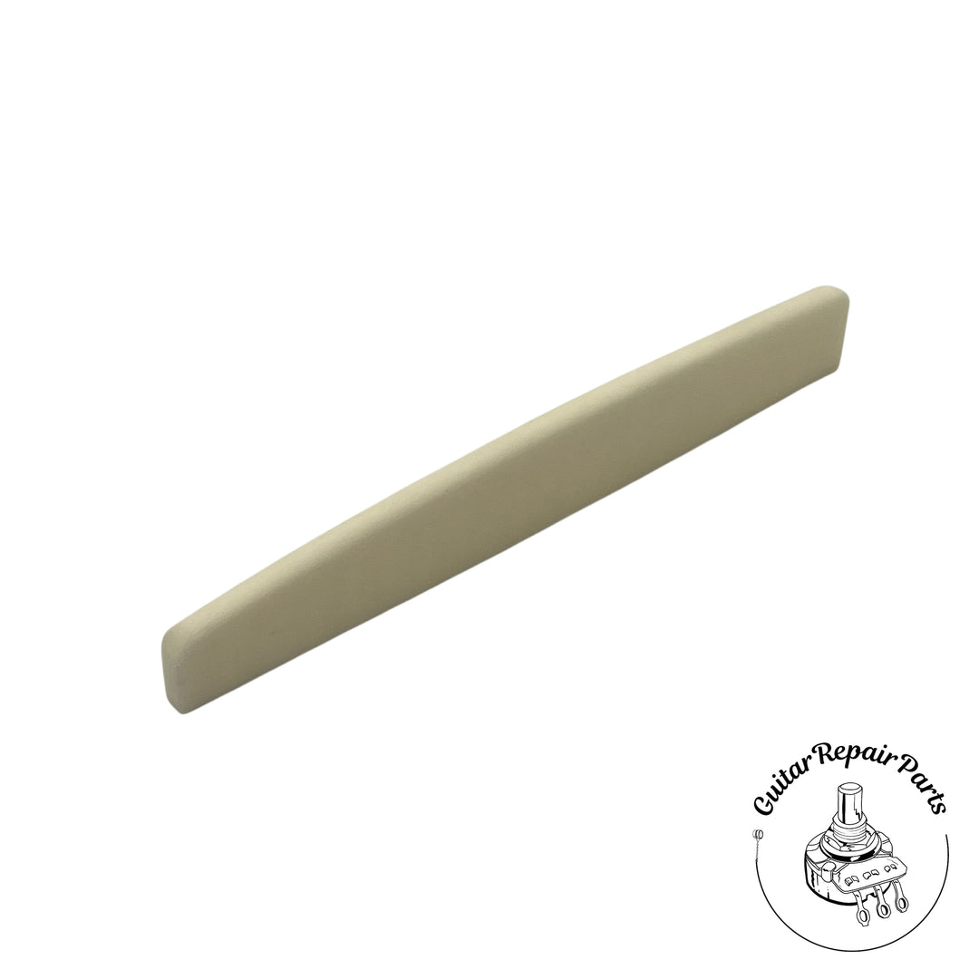 Bone Saddle For Acoustic Guitars 71.8mm x 2.6mm x 8.6mm - Bleached Bone