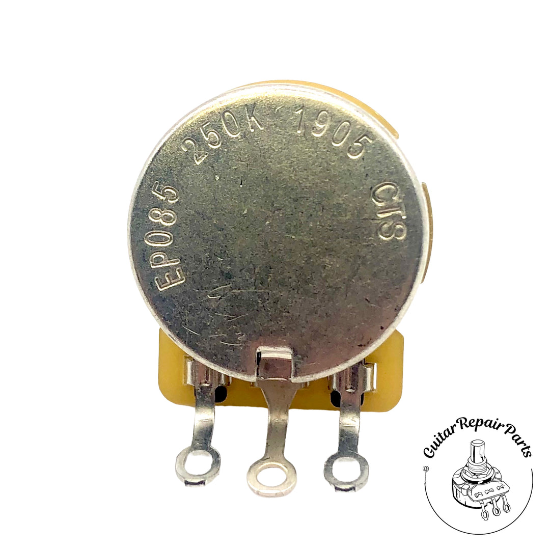 CTS 250K Potentiometer, Audio Taper, 3/8" Bushing, Split-Shaft
