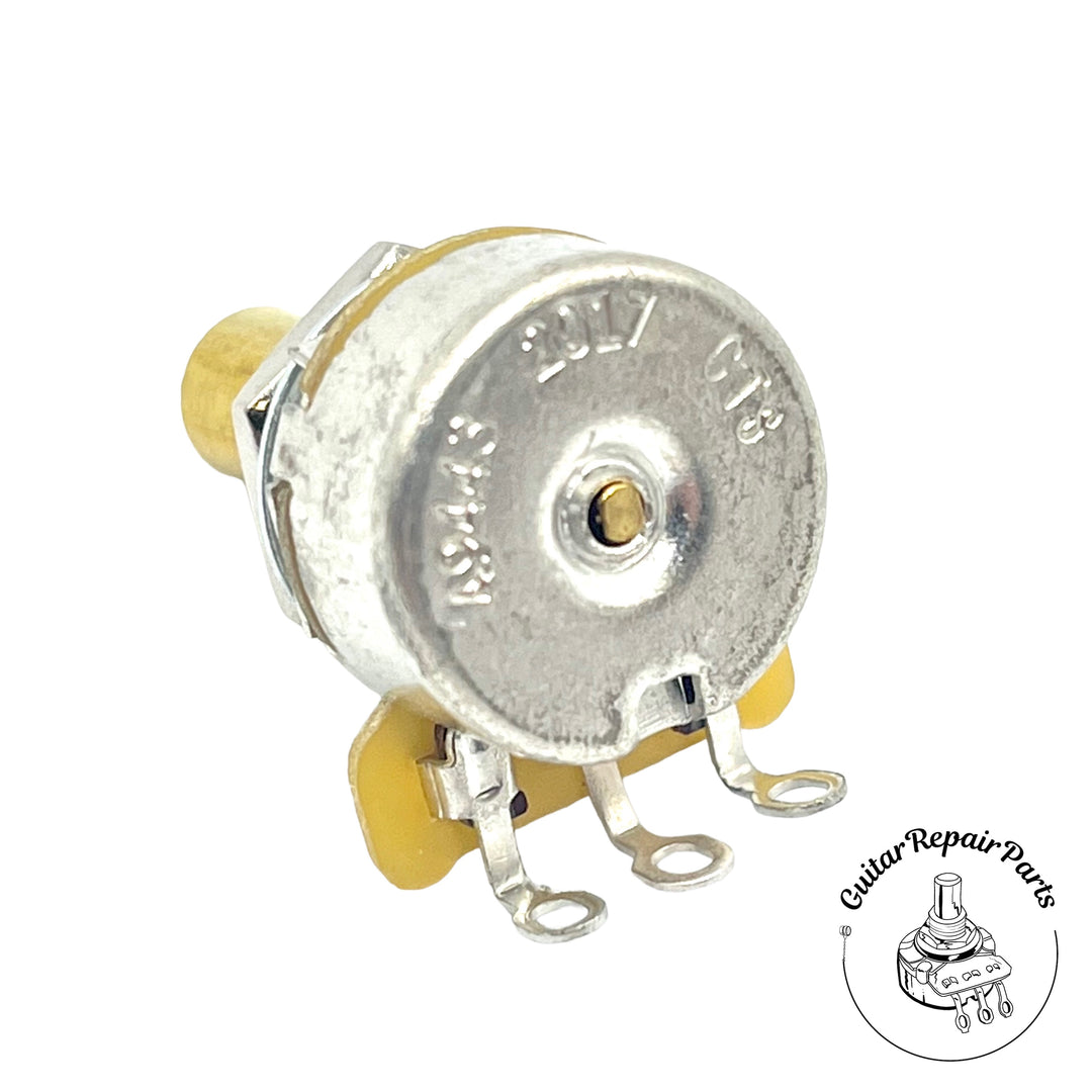 Fender 0049443049 CTS 100K B Mini Pot w. Detent, Linear Taper, Brass Solid Shaft