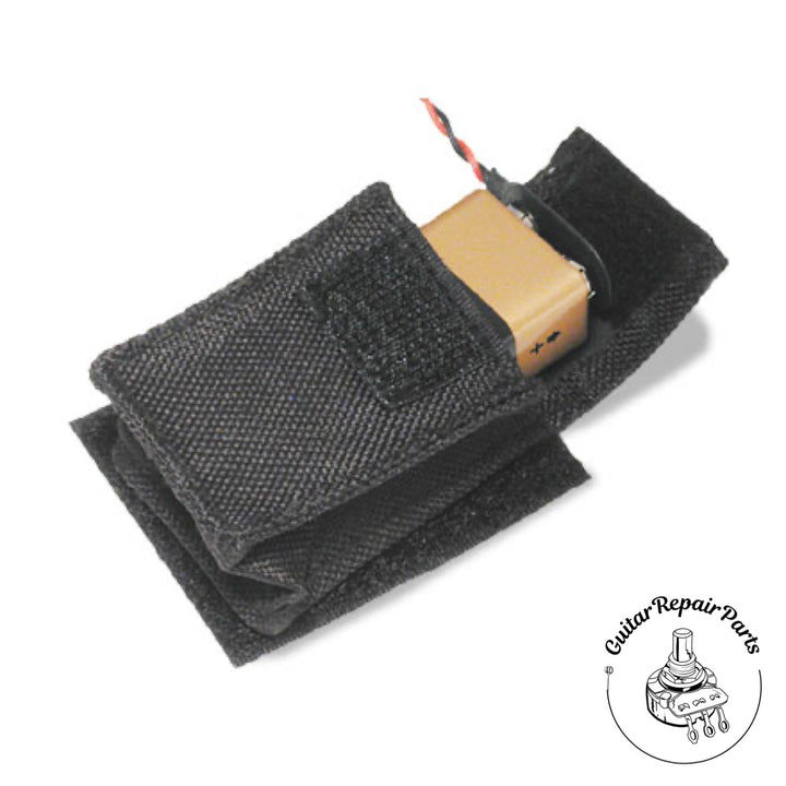 LR Baggs 9V Battery Bag For Acoustic Guitars, Nylon,  Black