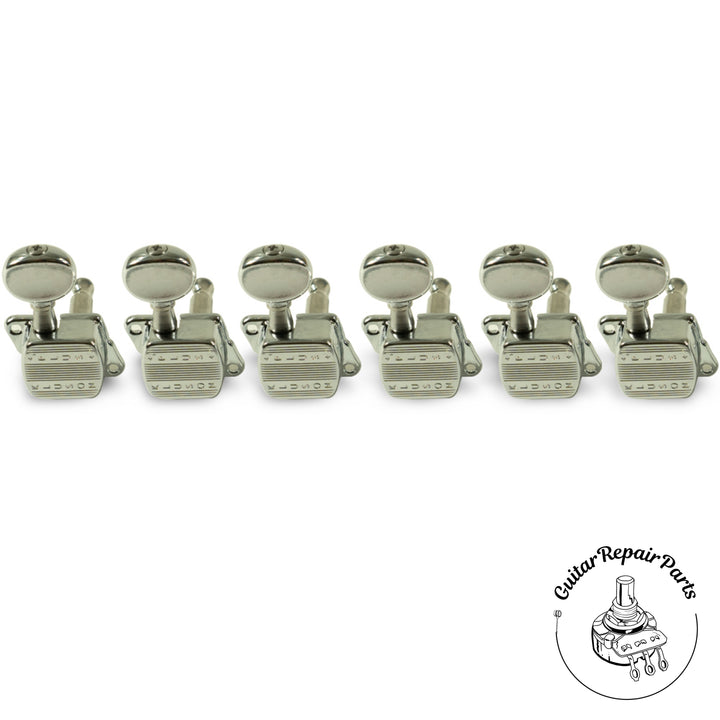 Kluson KPLUS-6B-C Plus Series 6 In Line Tuning Machines - Chrome