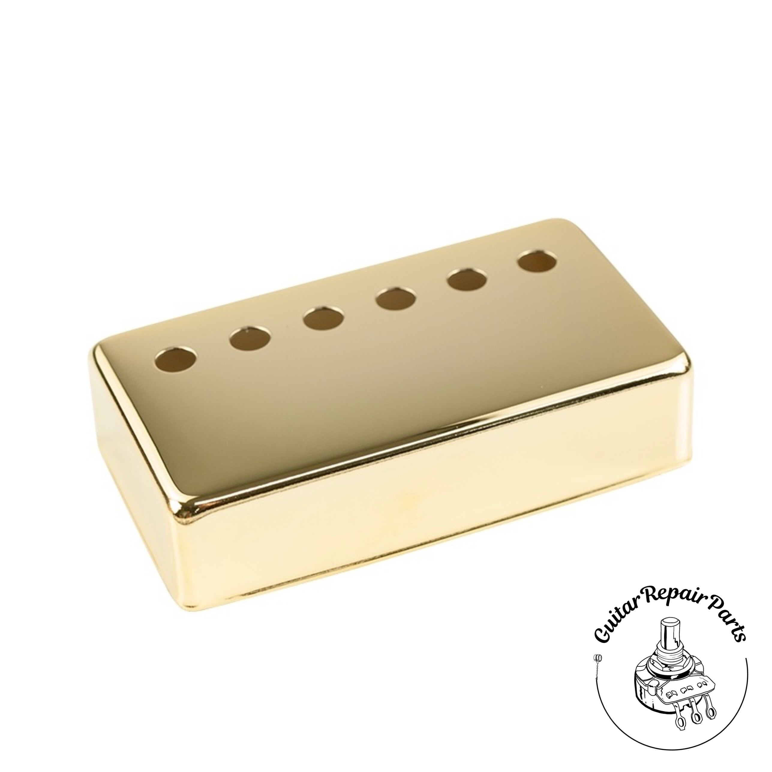 Metal Humbucker Pickup Cover, Vintage NickelSilver, 49.2mm spacing