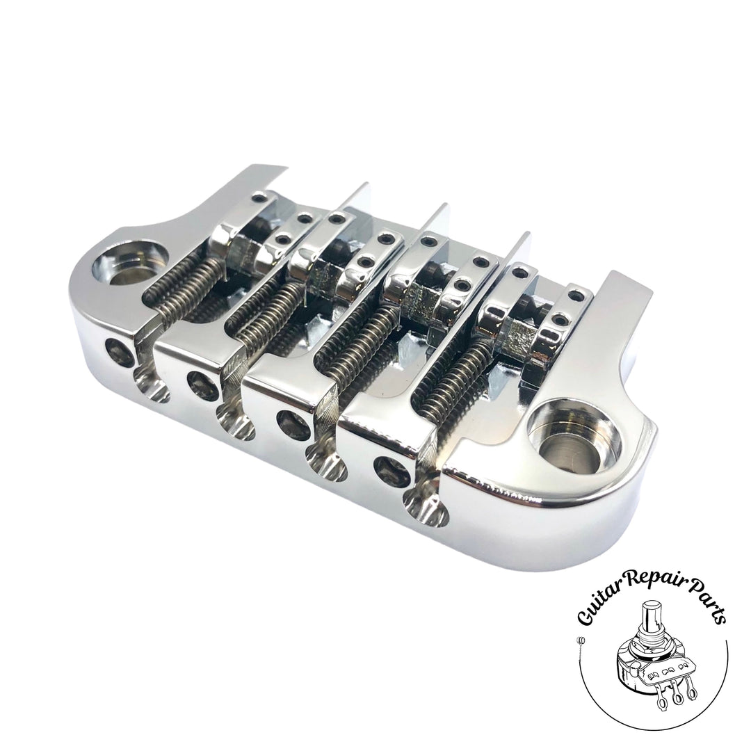 Hipshot 5G400C Supertone Bass Bridge, 3 Point Mount - Chrome