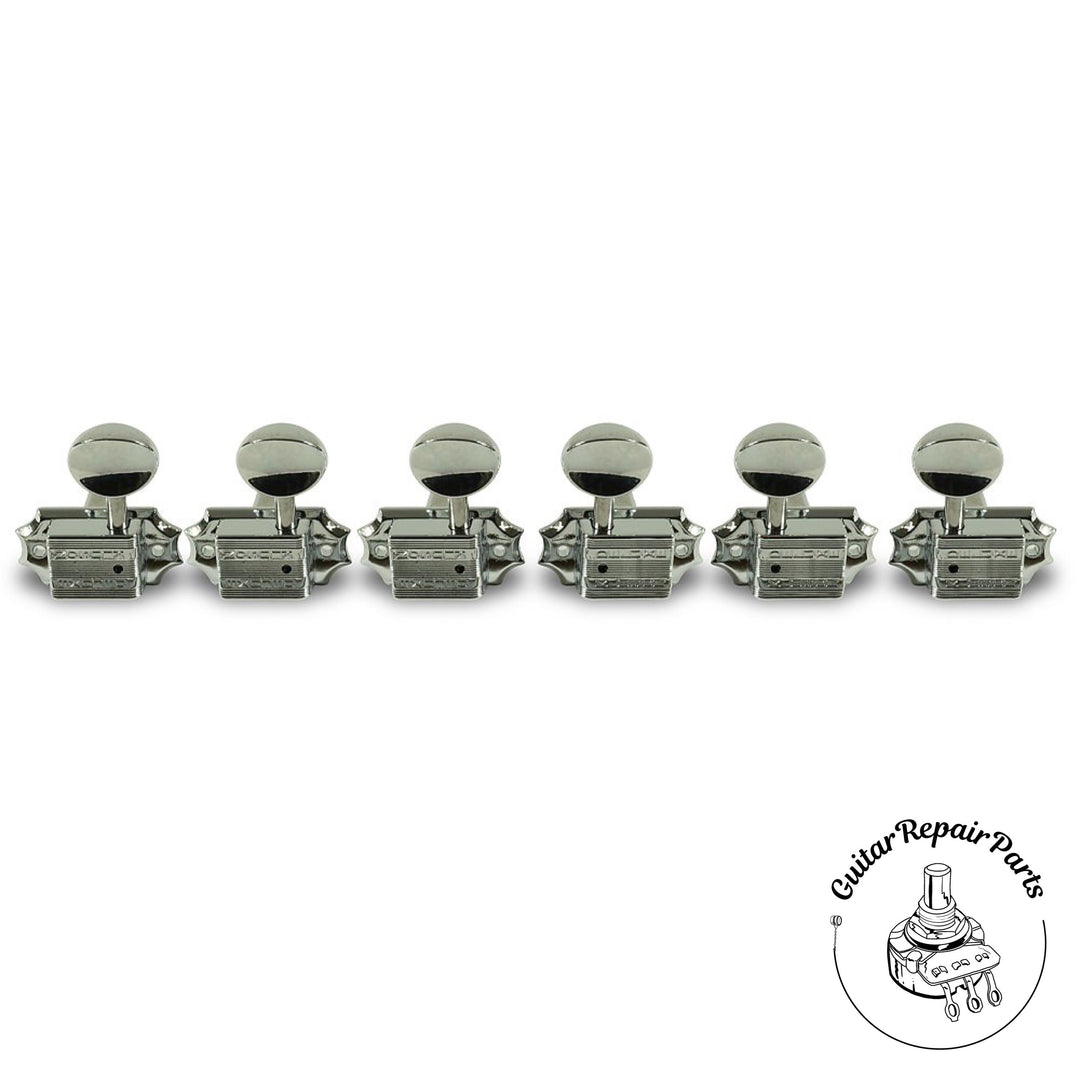 Kluson KVD-3-CMDR Diecast Tuning Machines, 3x3, Screw-in Bushing - Chrome