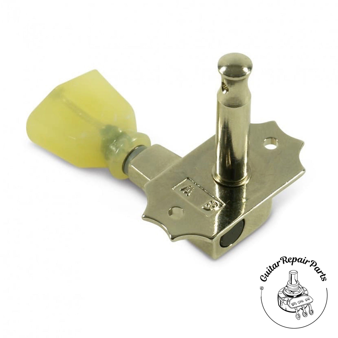 Kluson KRGNC-3-NP Revolution G-Mount 3x3 Non-Collared Tuning Machines - Nickel