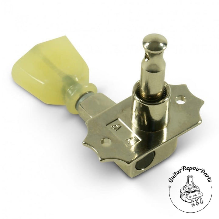 Kluson KRG-3-NP Revolution G-Mount Collared 3x3 Tuning Machine Keys  - Nickel
