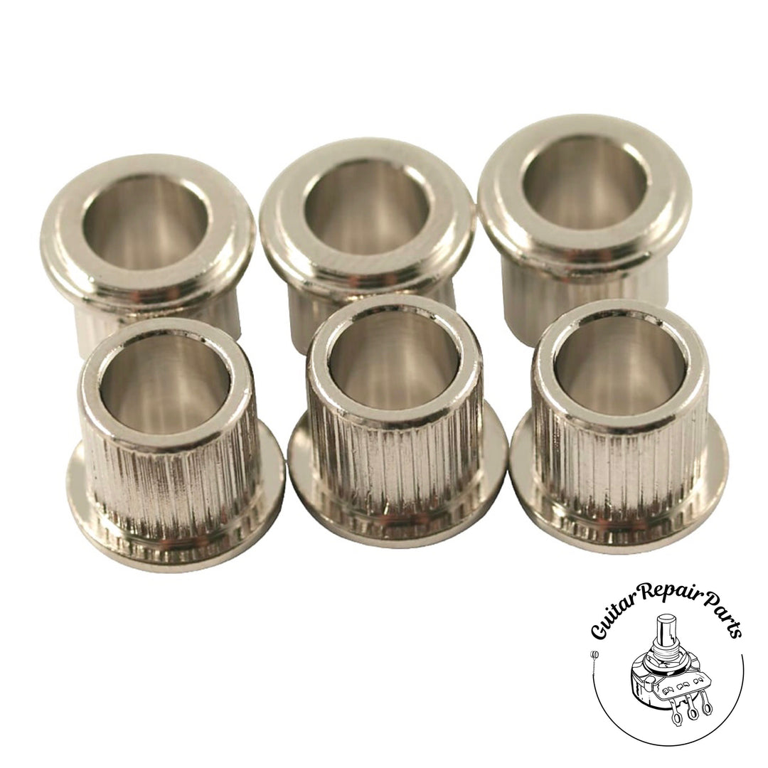 Kluson Deluxe / Supreme Series Press-In Tuning Machine Bushings, 1/4" Post - Nickel
