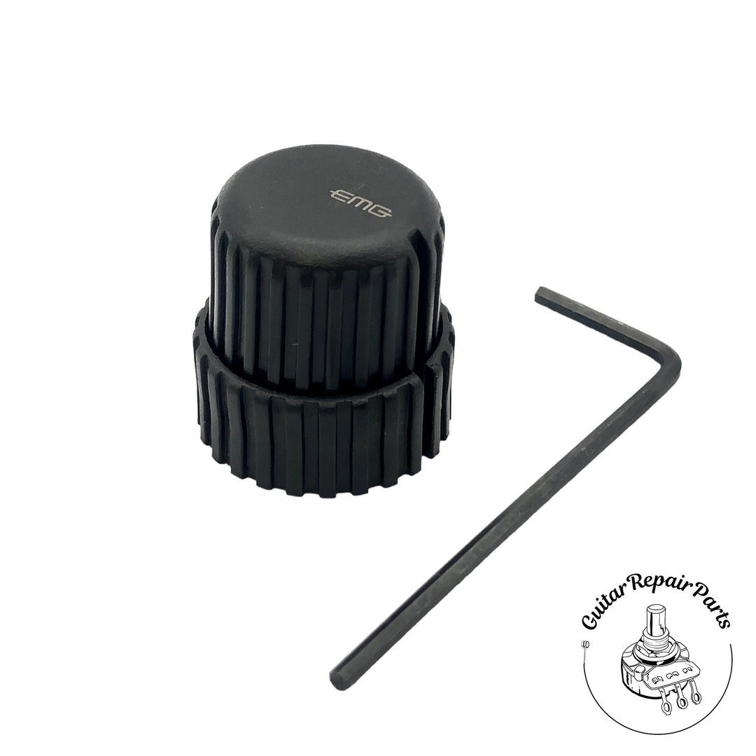 EMG Stacked Concentric Knob Set - Black