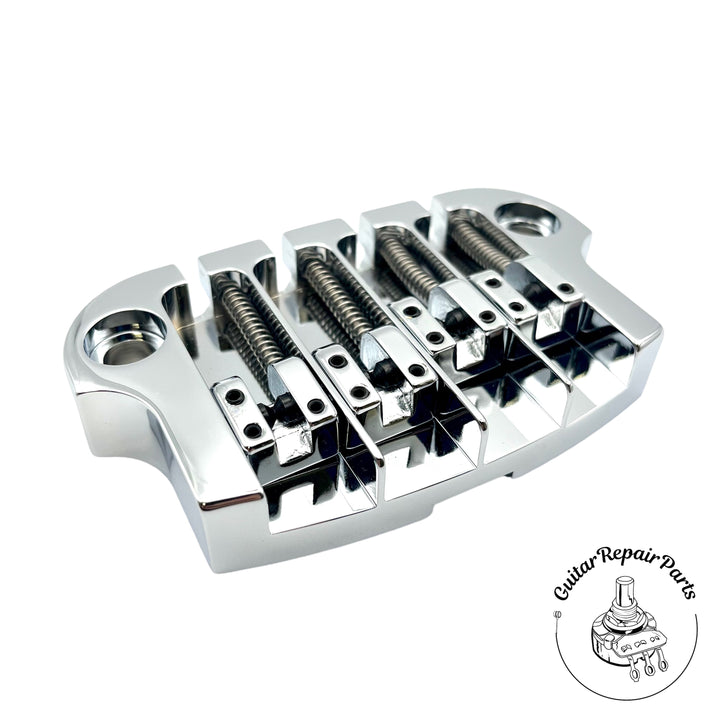 Hipshot 5G400C Supertone Bass Bridge, 3 Point Mount - Chrome
