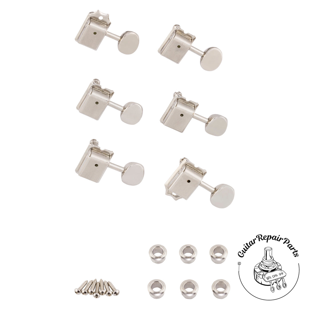 Fender Locking Tuning Machines, Vintage-style, 0072272049 - Nickel