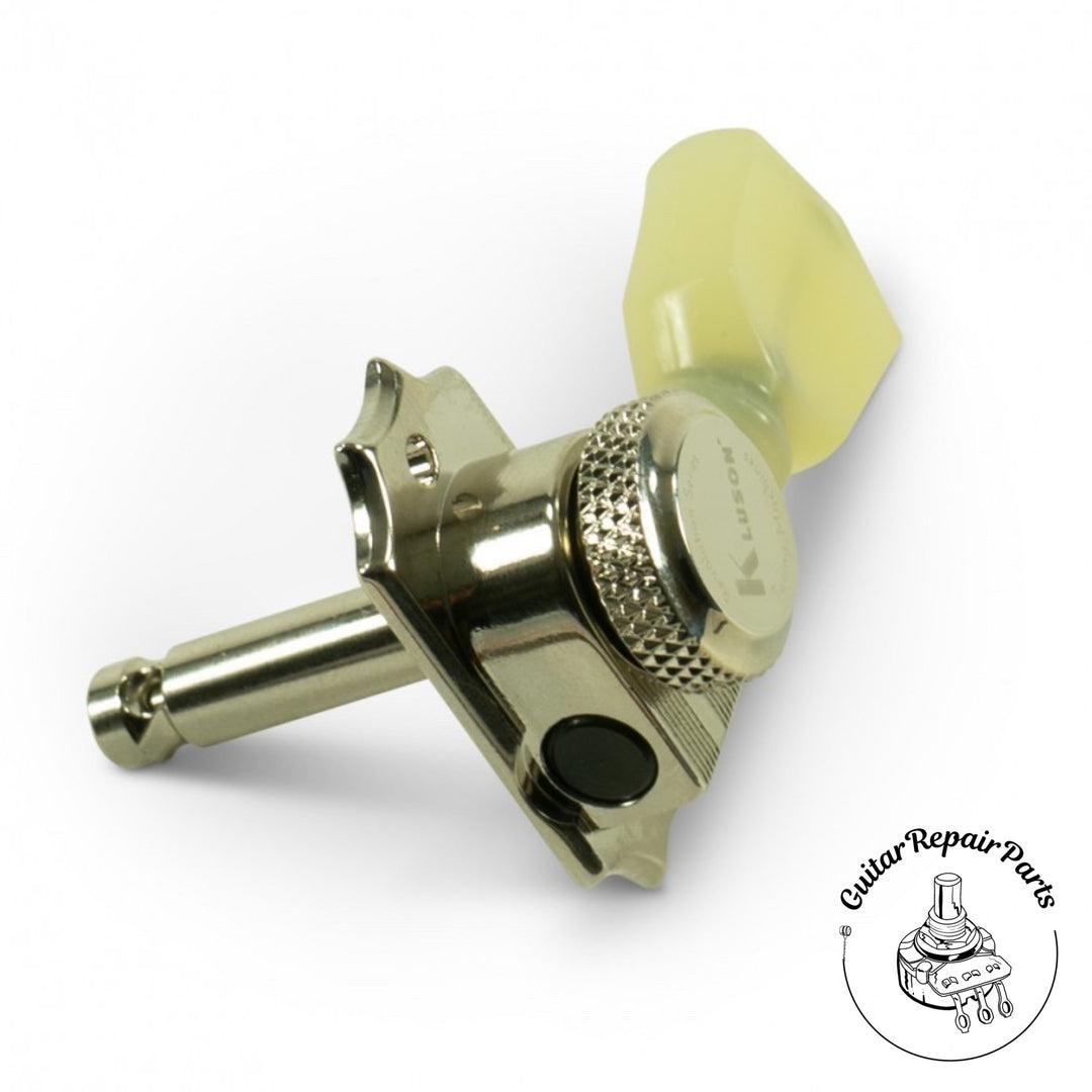 Kluson KRGLNC-3-NP Revolution G-Mount 3x3 Locking Tuning Machines - Nickel