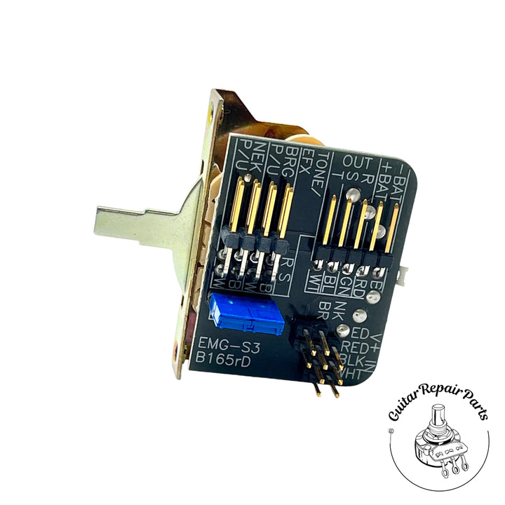 EMG Solderless Strat Style 3 way Blade Pickup Selector Toggle Switch S3 B165rD