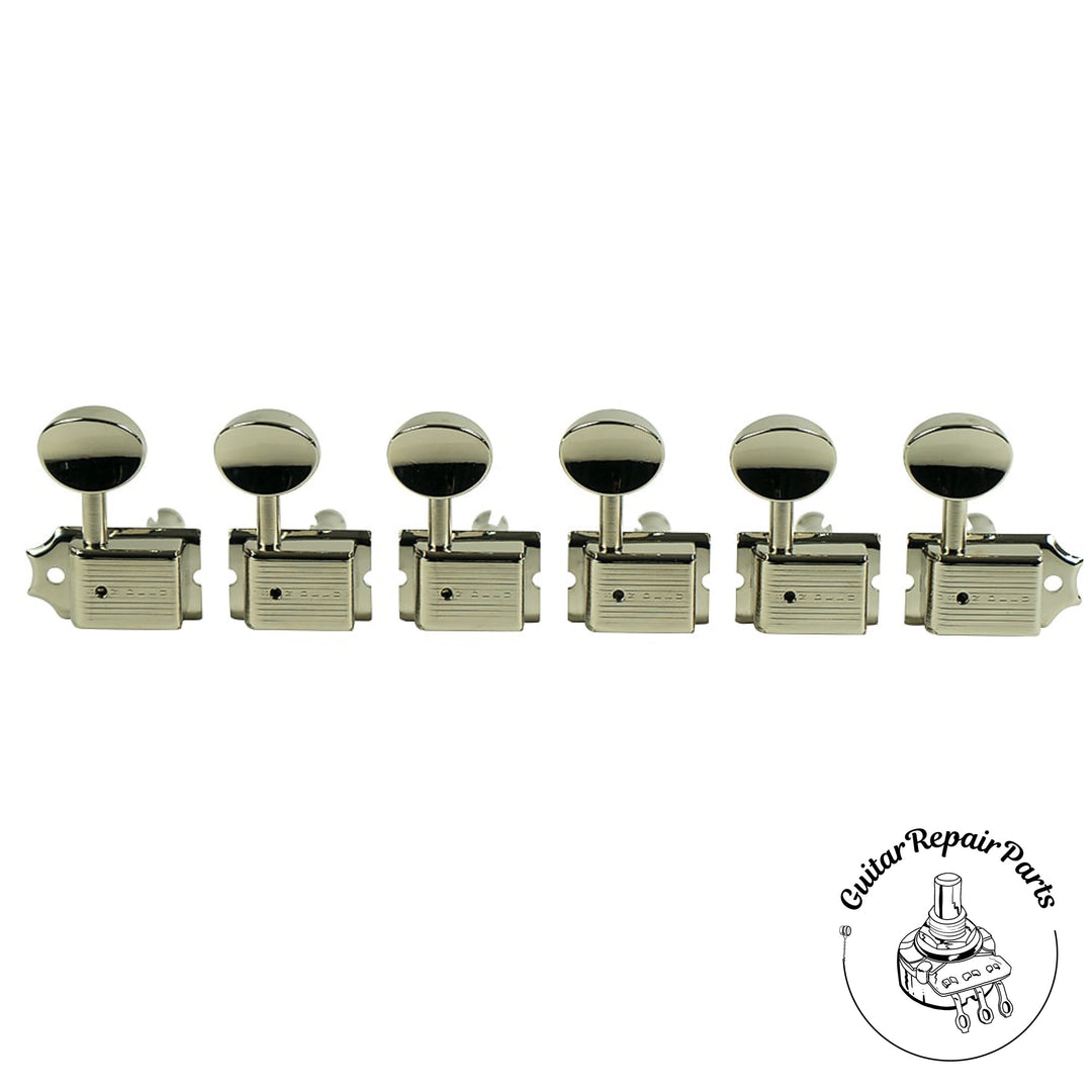 Kluson KD-6B-NM Single Line Deluxe Tuning Machines 6-in-line - Nickel