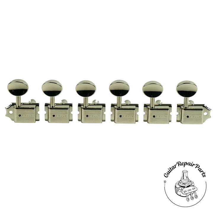 Kluson KD-6B-NM Single Line Deluxe Tuning Machines 6-in-line - Nickel
