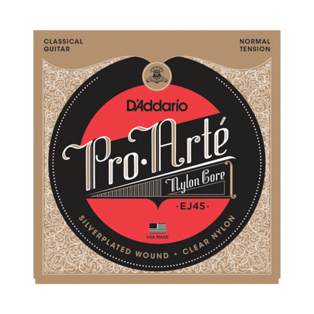 D'Addario EJ45 Pro-Arté Nylon Guitar Strings, Normal Tension