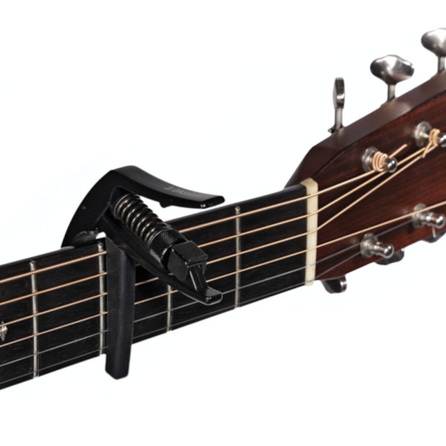 D'Addario Artist Guitar Capo PW-CP-10 - Black