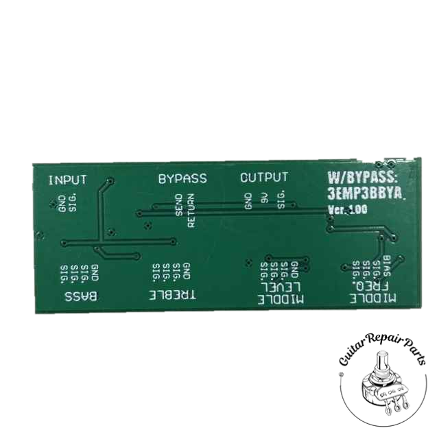 Ibanez 3EMP3BBYA Main PCB Module For 3-Band EQ Preamp w/ Bypass Switch