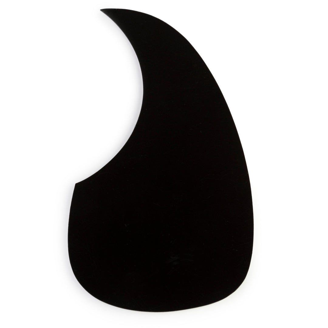 Plastic Pickguard For Dreadnought Acoustic Guitar - Black