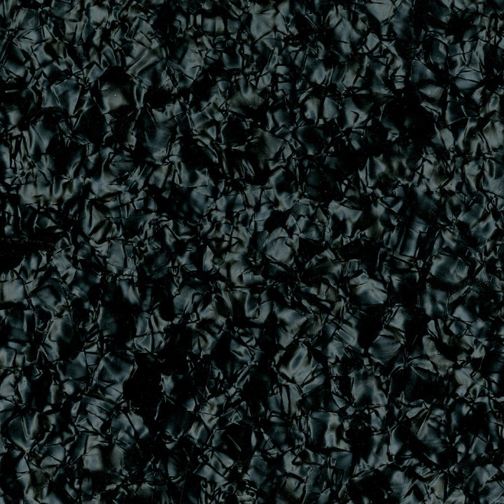 Pickguard Material Blank 9 x 15.5 x 0.90" - Jet Black Pearl