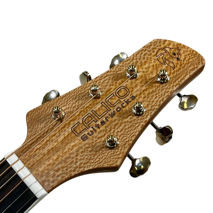 Calico Guitarworks 000 Scoopoed Cutaway Acoustic Guitar - American Sycamore