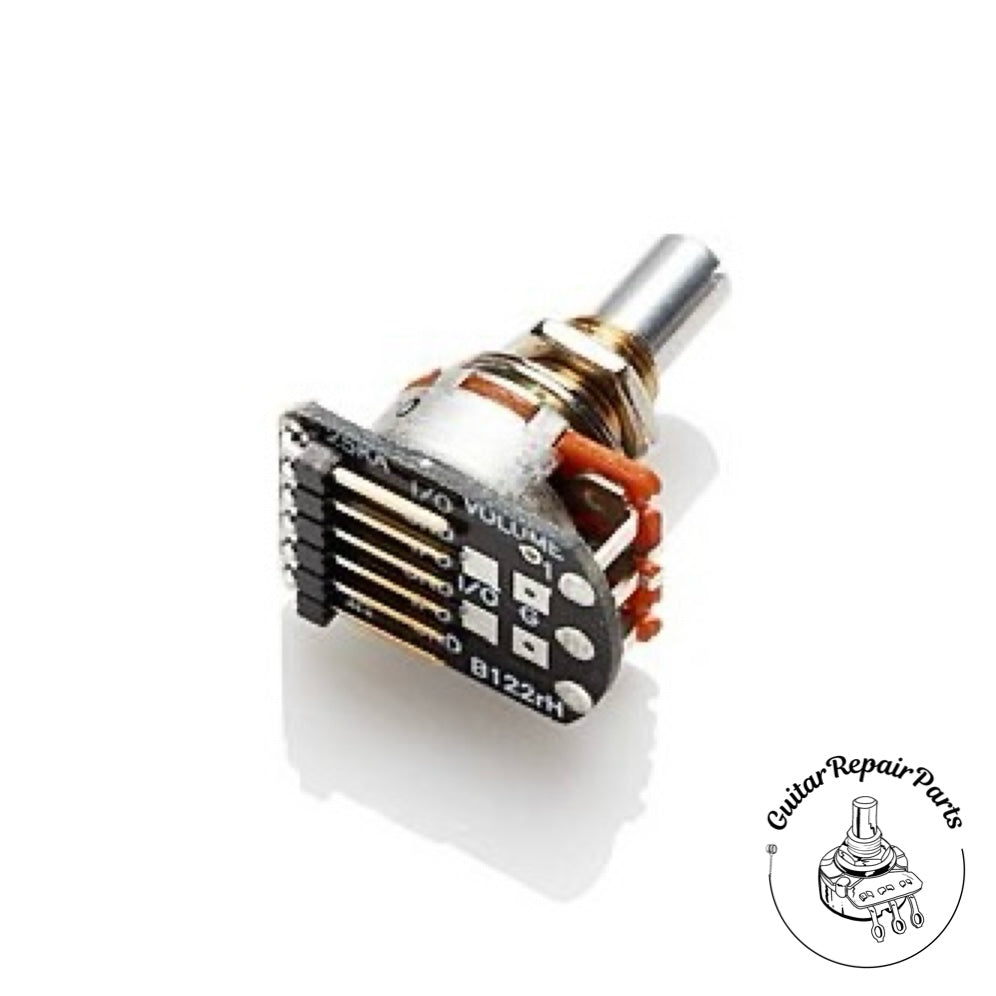 EMG 25k Solderless Volume Potentiometer For EMG Pickups, Solid-Shaft