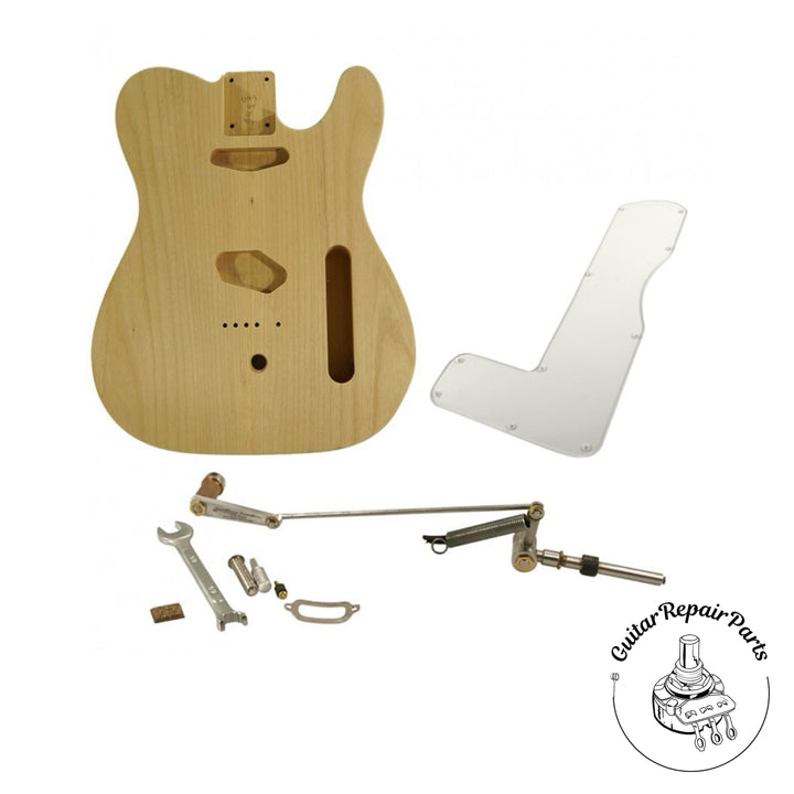 Steelbender Innovations B Bender Kit w. Alder Telecaster Body / Clear Backplate