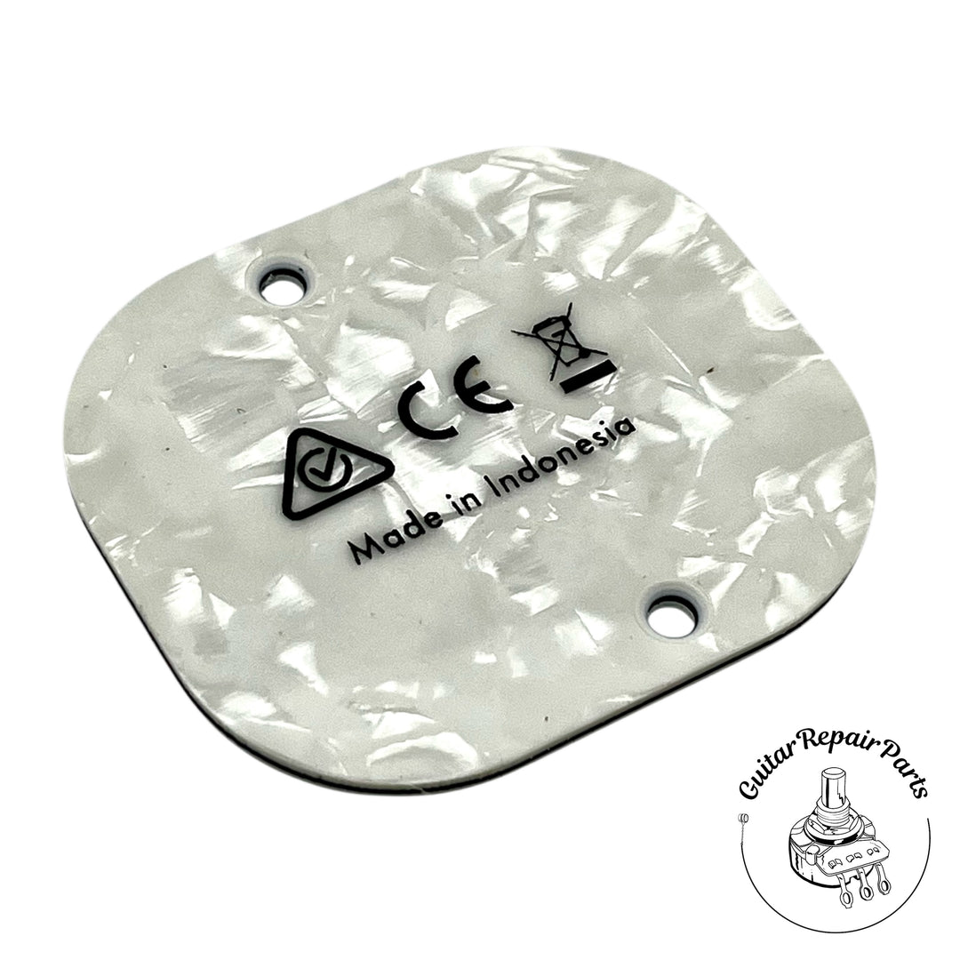 Ibanez 4CPJ0001RWHP Jack Cavity Cover for JEM - Pearl / white