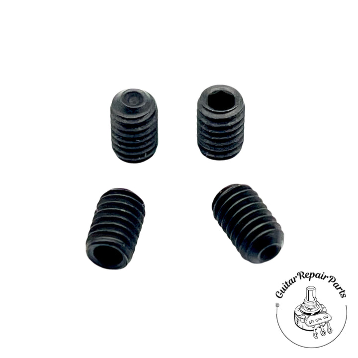 Set Screws For Barrel Knobs Metric Hex M4 x 6mm (4 pcs) - Black