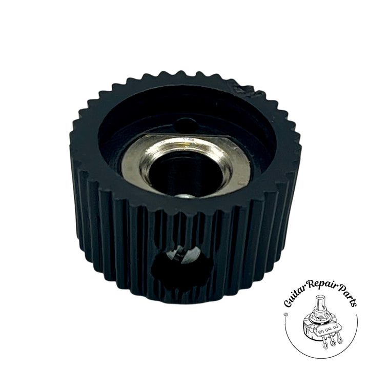 Cupcake Style Radio Amplifier Knob w. Indicator (1 pc) - Black