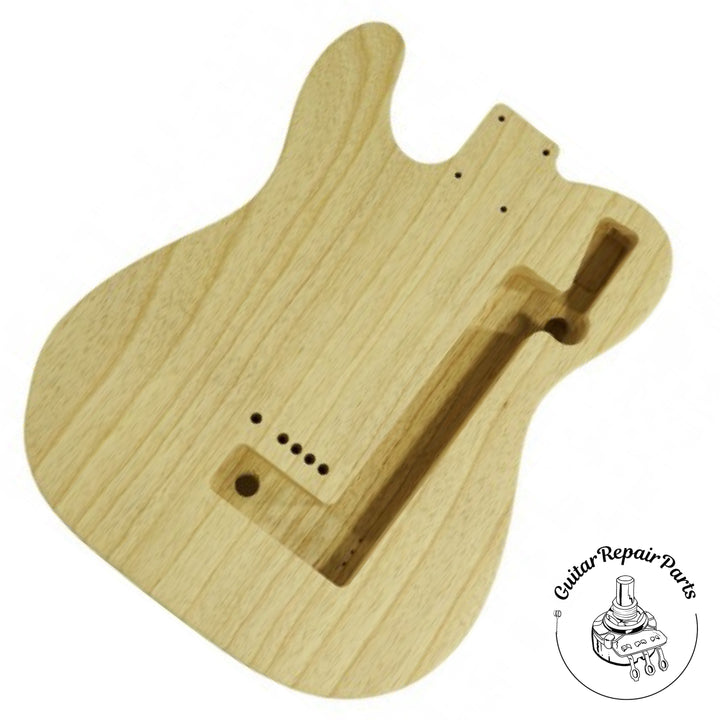 Swamp Ash Telecaster Body (Routed for B Bender) - Unfinished