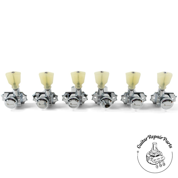 Kluson KRGL-3-CP Revolution G-Mount Locking Tuning Machines - Chrome