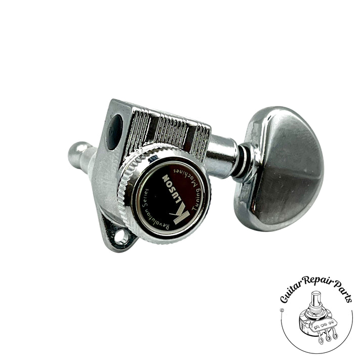 Kluson KREL-3-C Revolution E-Mount Locking Tuning Machines 3x3 - Chrome