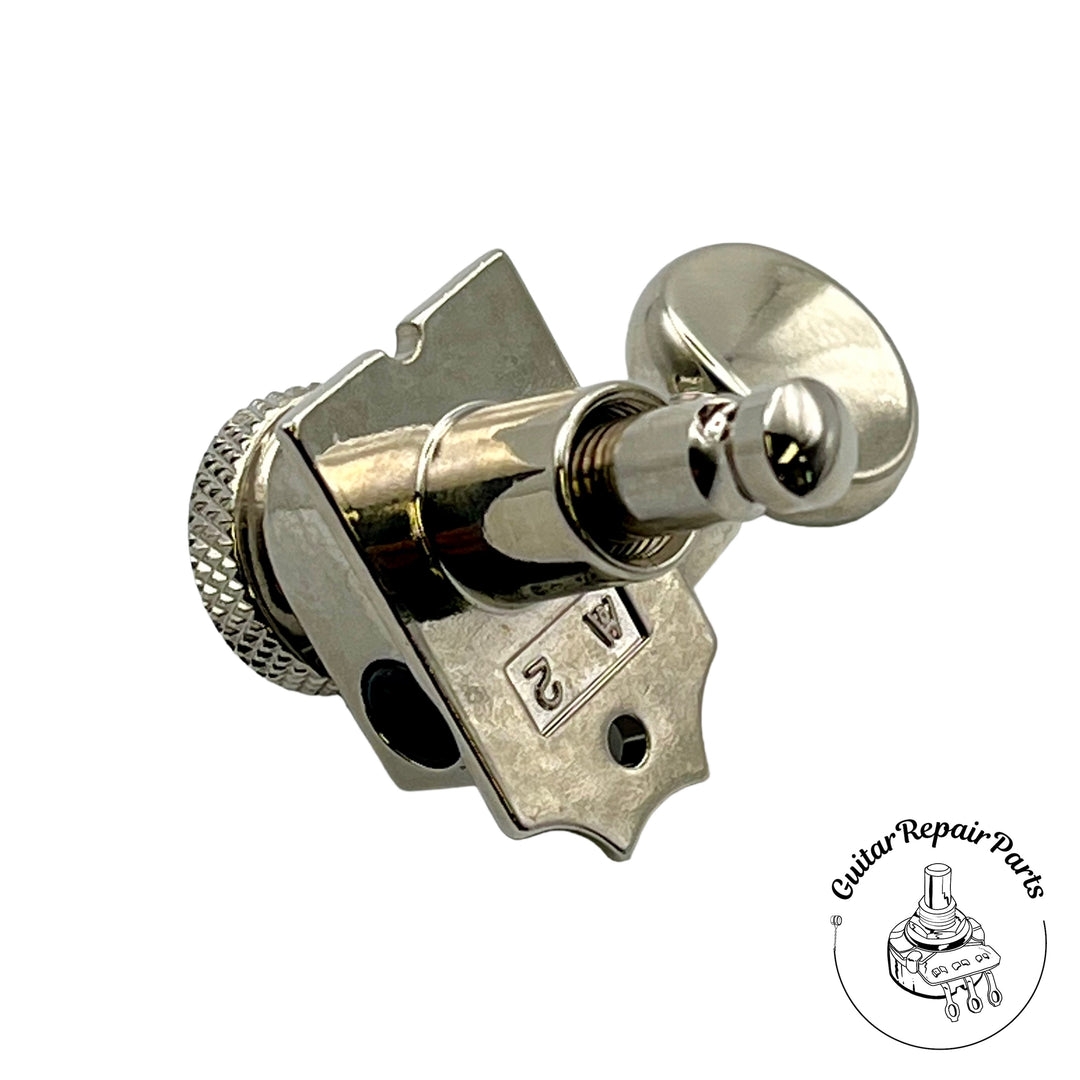 Kluson KRHL-6BX-N Revolution Locking Tuning Machines, H-Mount 6-In-Line - Nickel