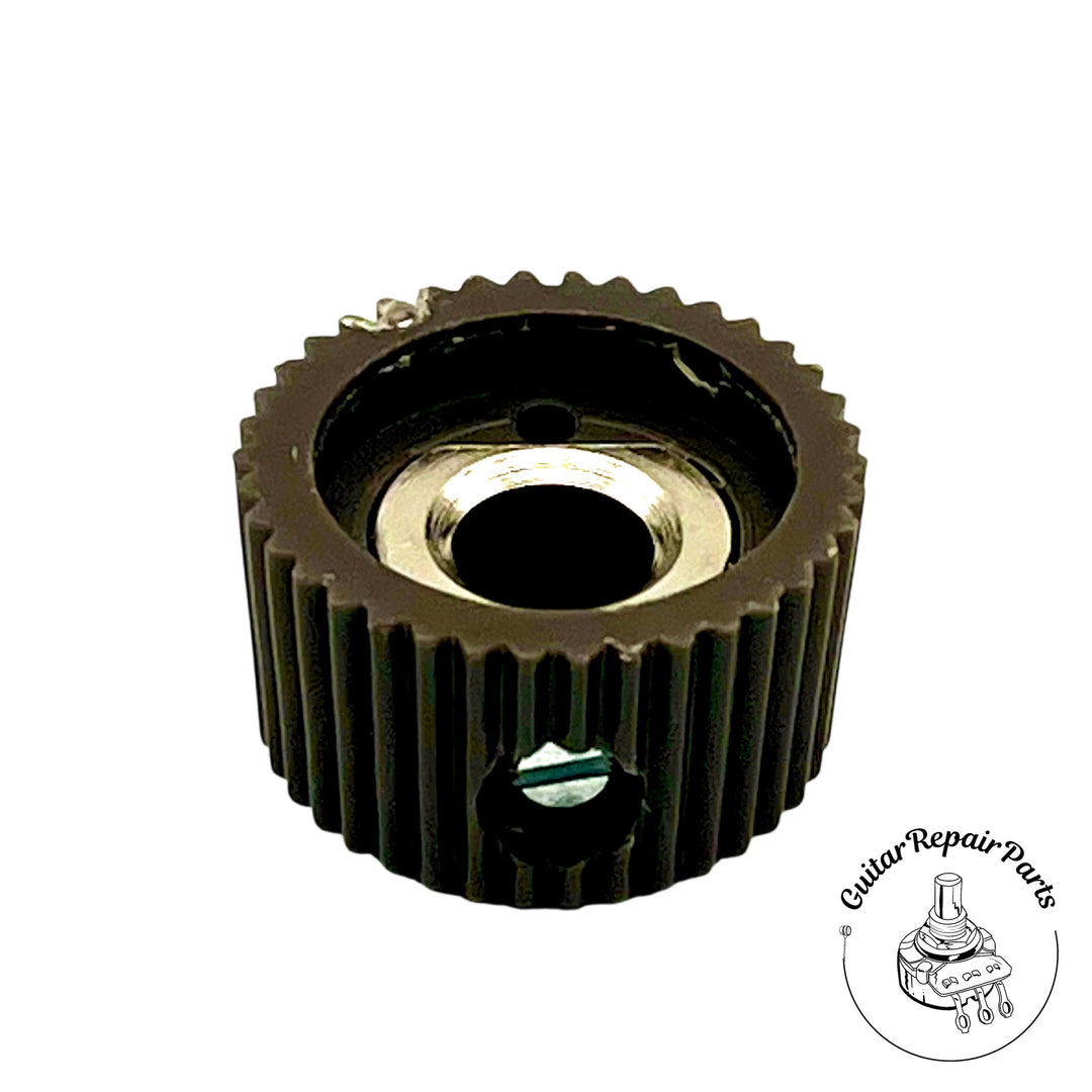 Cupcake Style Radio Amplifier Knob w. Indicator (1 pc) - Brown