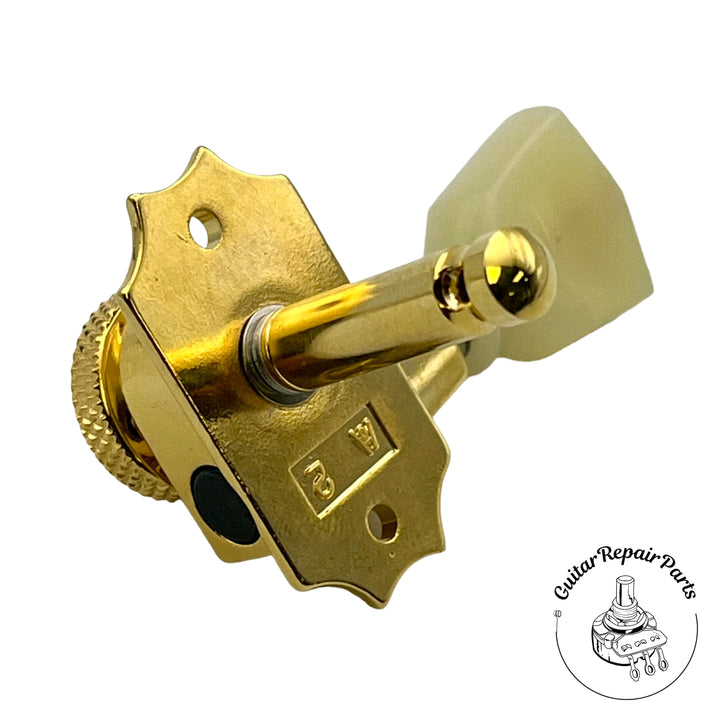 Kluson KRGLNC-3-GP Revolution G-Mount 3x3 Locking Tuning Machines - Gold