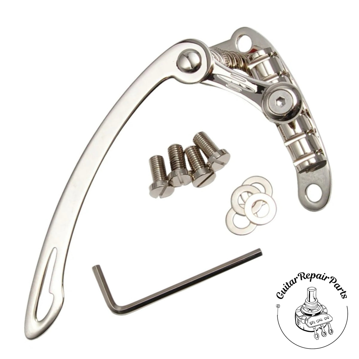 Goldo Les Trem II LT2 Dusenberg Licensed Stop Tailpiece Tremolo 